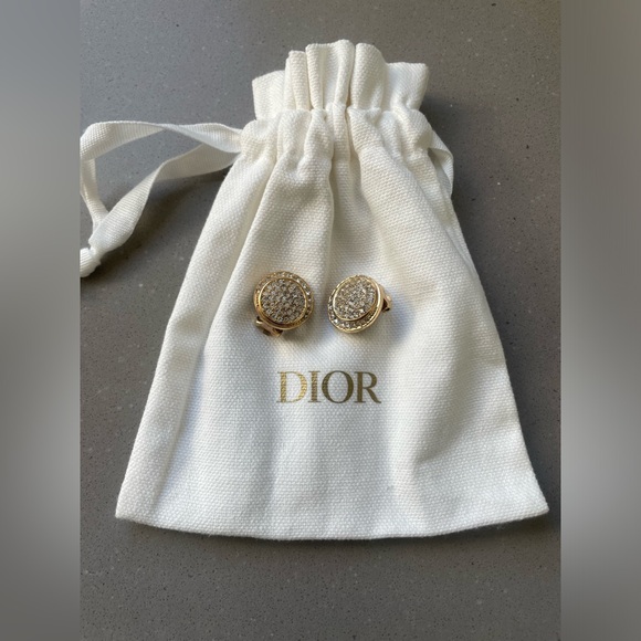 Christian Dior clip-on earrings-vintage - Picture 2 of 5